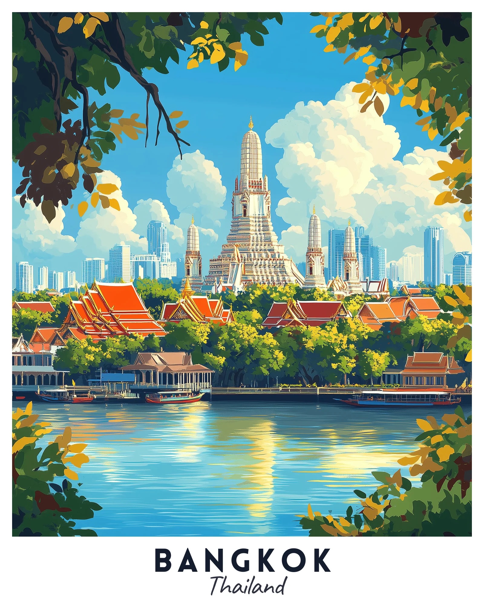 Bangkok-TravelPoster